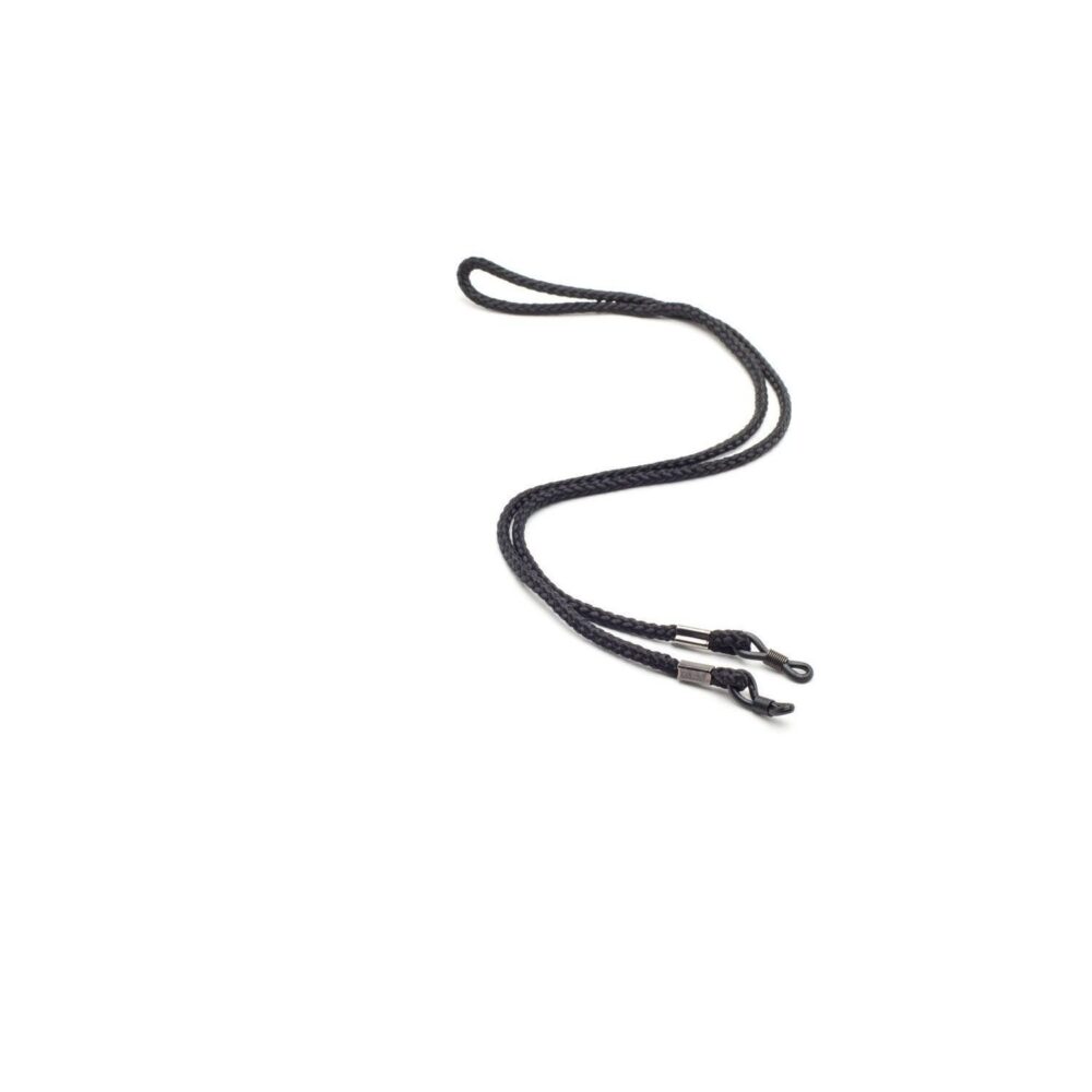 Black Cloth String Retainer Cord, #ACC-110