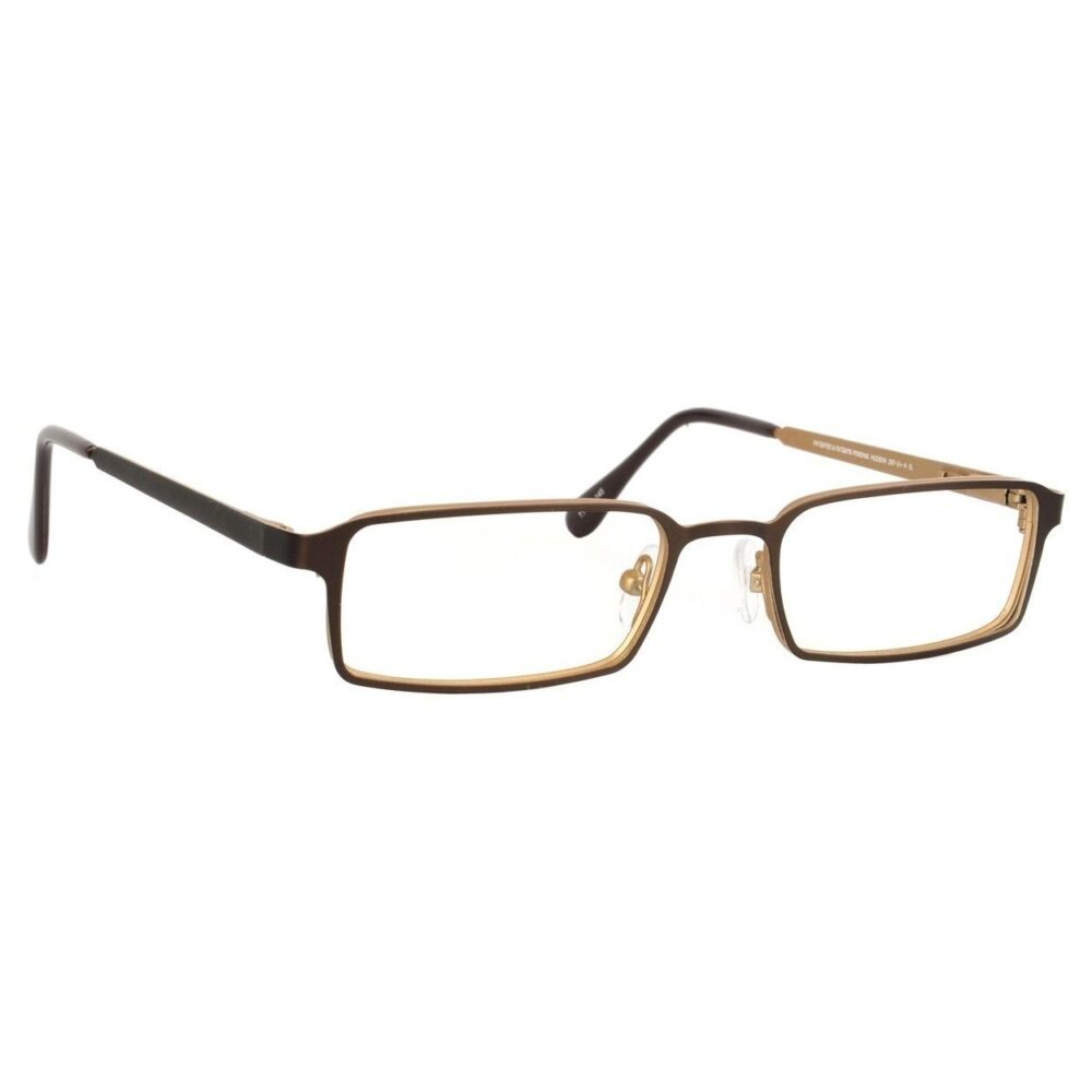 Hudson Optical Design Guard Series 94 Prescription Safety Glasses - Metallic Brown, 50-18-145