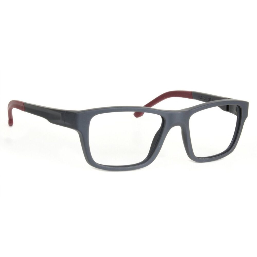 Hudson Optical Economy Series 6 Prescription Safety Glasses - Graphite, 54-18-137