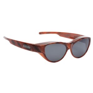 Jonathan Paul Vintage Kitty Fitover Sunglasses - Brushed Bronze with Polarvue Gray Lens