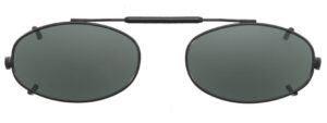 Mod Rectangle Visionaries Clip on Polarized Sunglasses