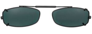 SLX Rectangle Visionaries Clip on Polarized Sunglasses