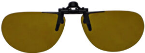 V1 Small Oval Clip On Flip Up Polarized Sunglasses