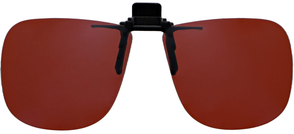 G2 Large Square Clip On Flip Up Polarized Sunglasses