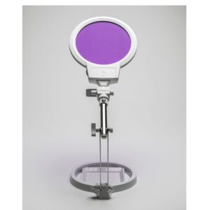 Lampworking Bench Mount Shield with Sodium Flare Polycarbonate