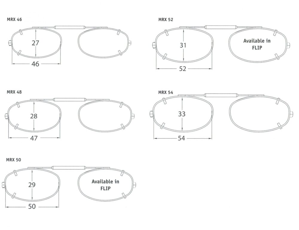Visionaries clip on Night Driving Glasses - Mod Rec