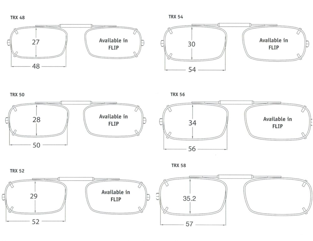 Visionaries clip on Night Driving Glasses - True Rec