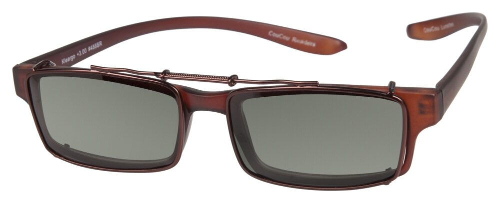 CouCou Reading Glasses with Polarized Clip on Sunglasses