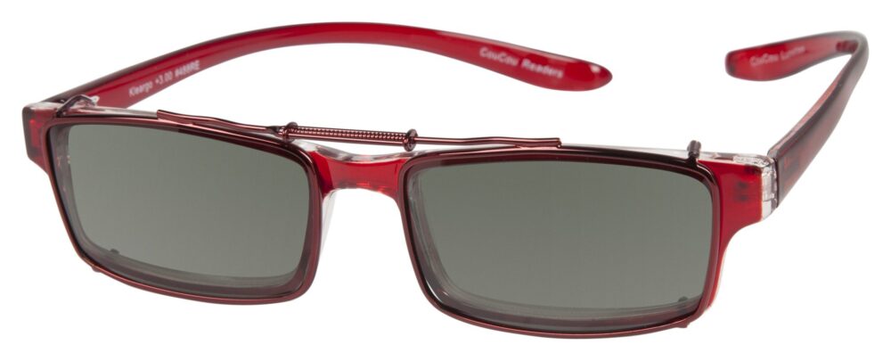 CouCou Reading Glasses with Polarized Clip on Sunglasses
