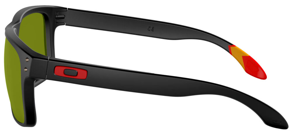 Glassblowing spectacles - Oakley Holbrook Matte Black/Red