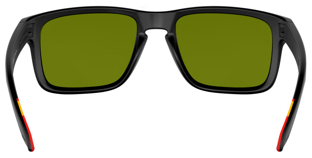 Glassblowing spectacles - Oakley Holbrook Matte Black/Red