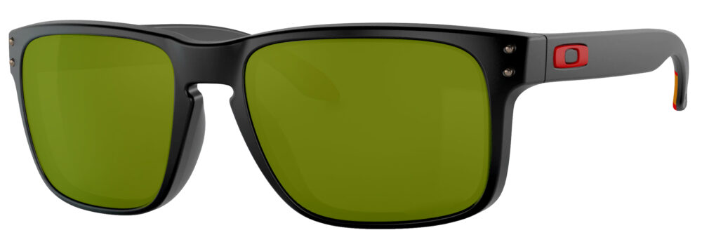 Glassblowing spectacles - Oakley Holbrook Matte Black/Red