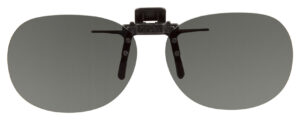 LOV2 Oval Clip On Flip Up Polarized Sunglasses