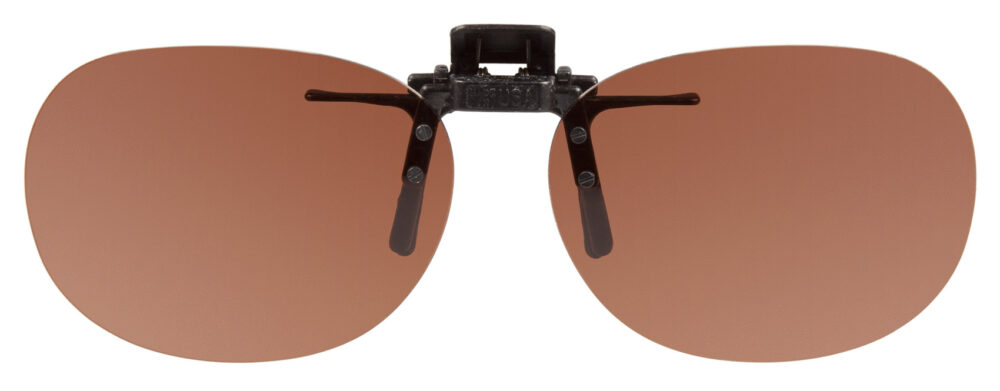 LOV2 Oval Clip On Flip Up Polarized Sunglasses
