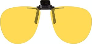 H2 Medium Aviator Clip On Flip Up Night Driving Glasses