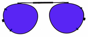 Lampworking Glasses Round Clip-On