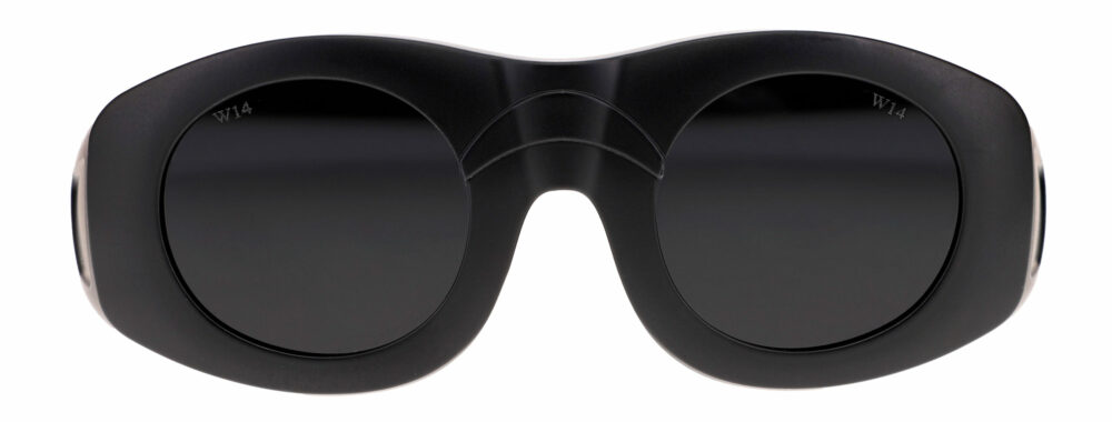 Solar Eclipse Fitover Glasses – Welding Glass Lenses Shade 14 - Image 2